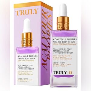TRULY Acai Your Boobies Firming Body Serum NIB